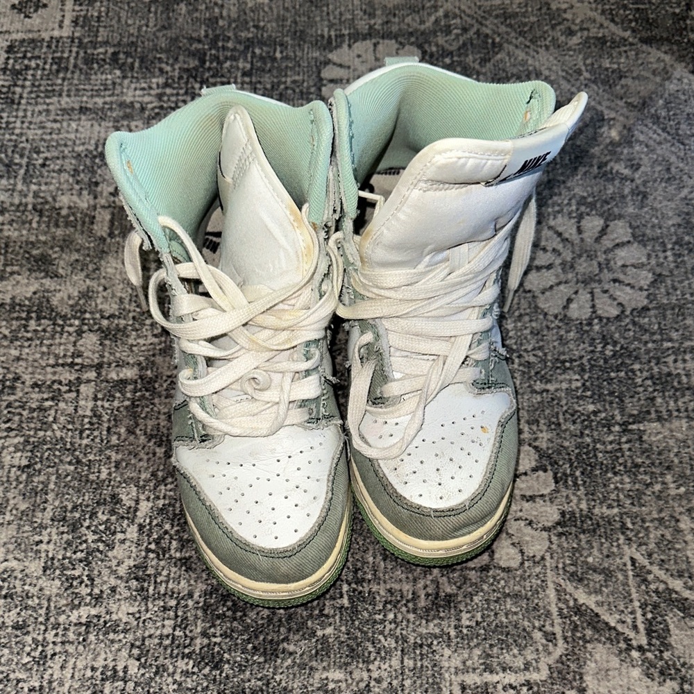 Nike Dunk High 1985 "Enamel Green Denim" sneakers